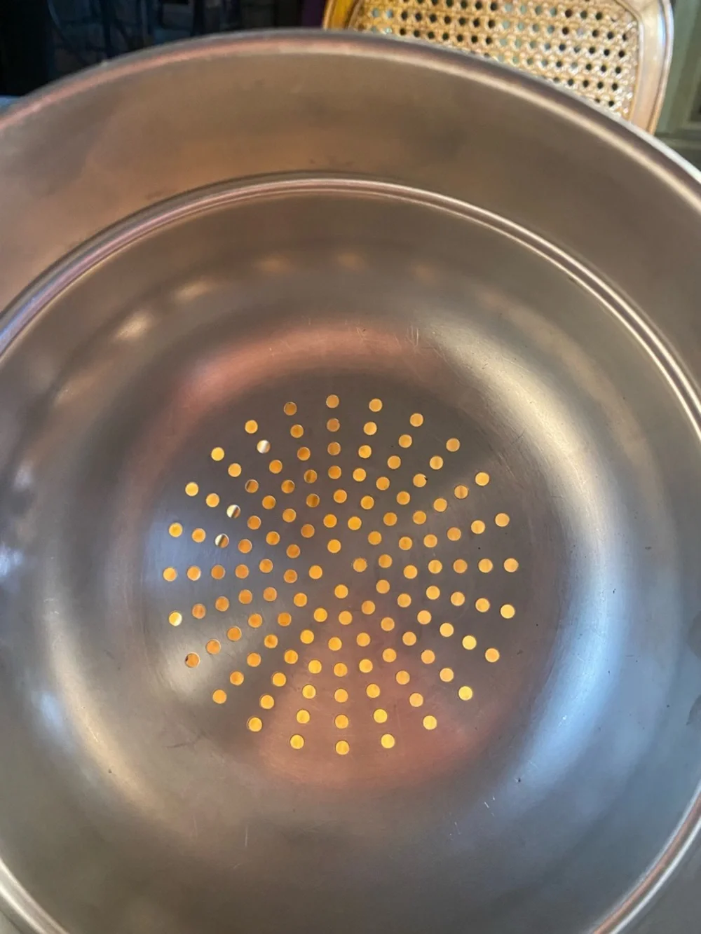 Farberware Stainless Steel 2 Qt Steamer Basket with Black Handle